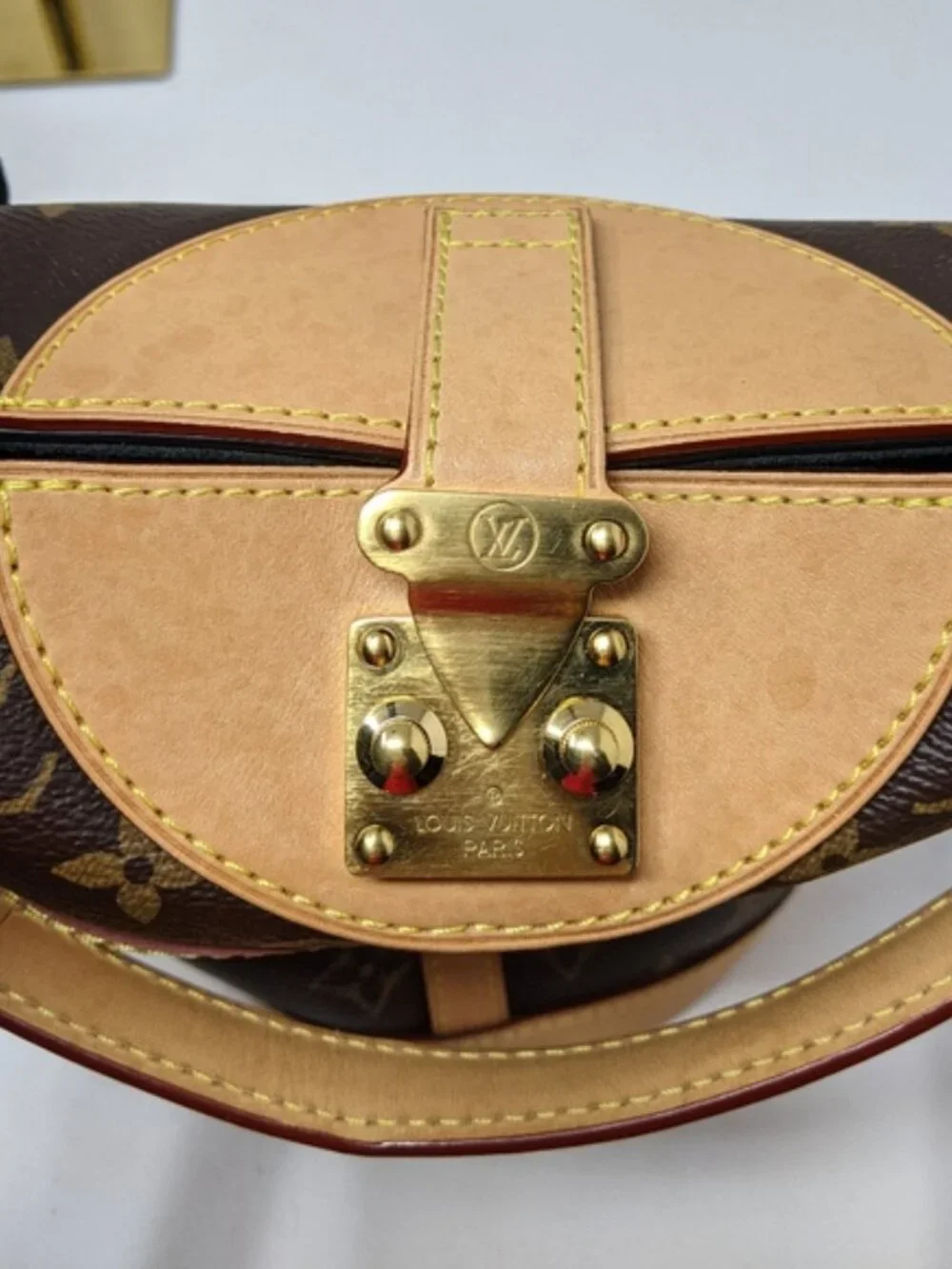 LOUIS VUITTON Monogram Canvas Duffle Bucket Bag